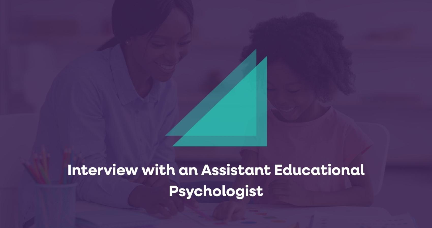 Educational psychologist working with a child