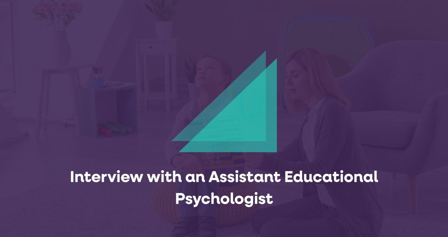 Educational psychologist working with a child