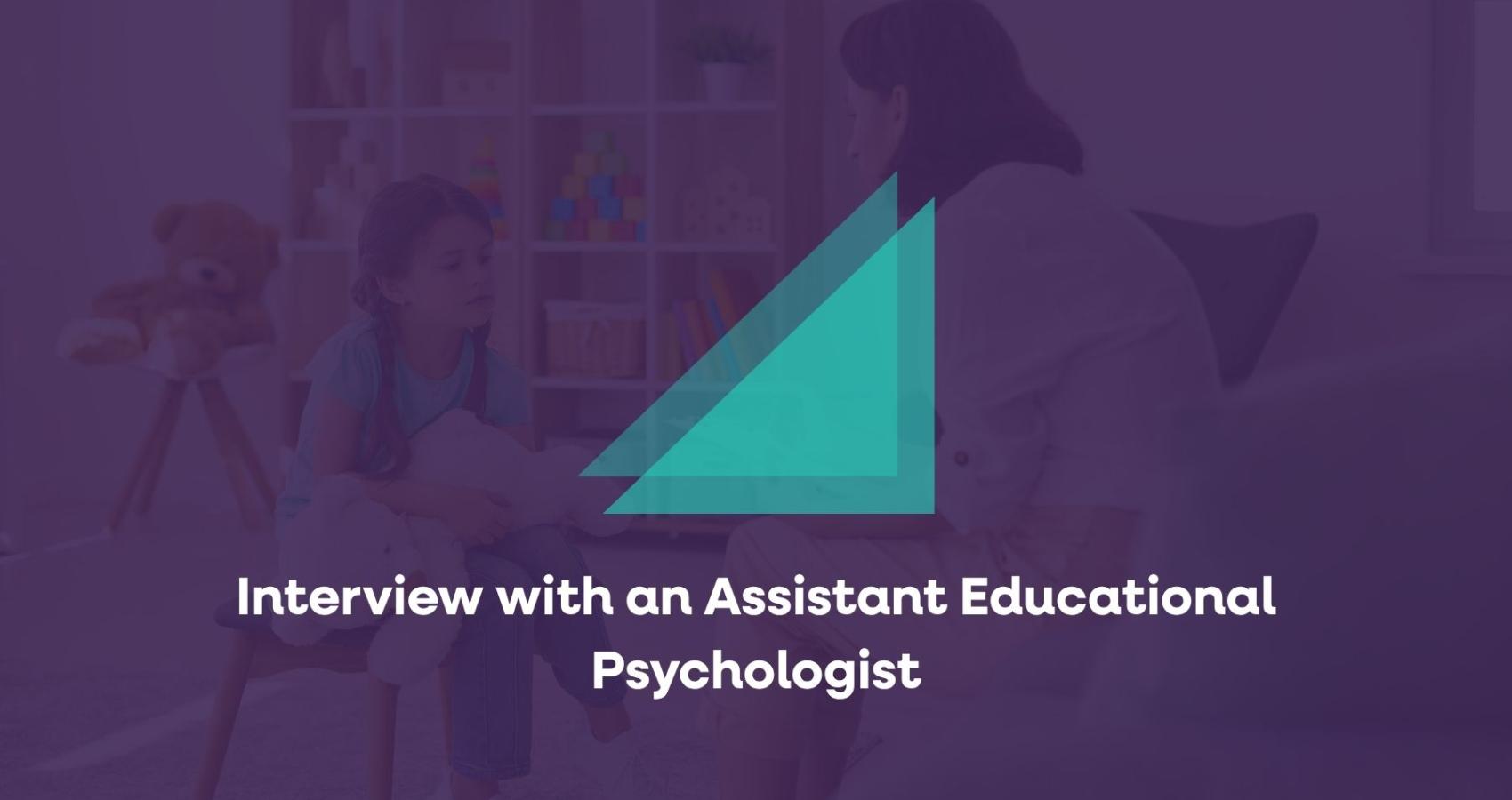 Educational psychologist working with a child