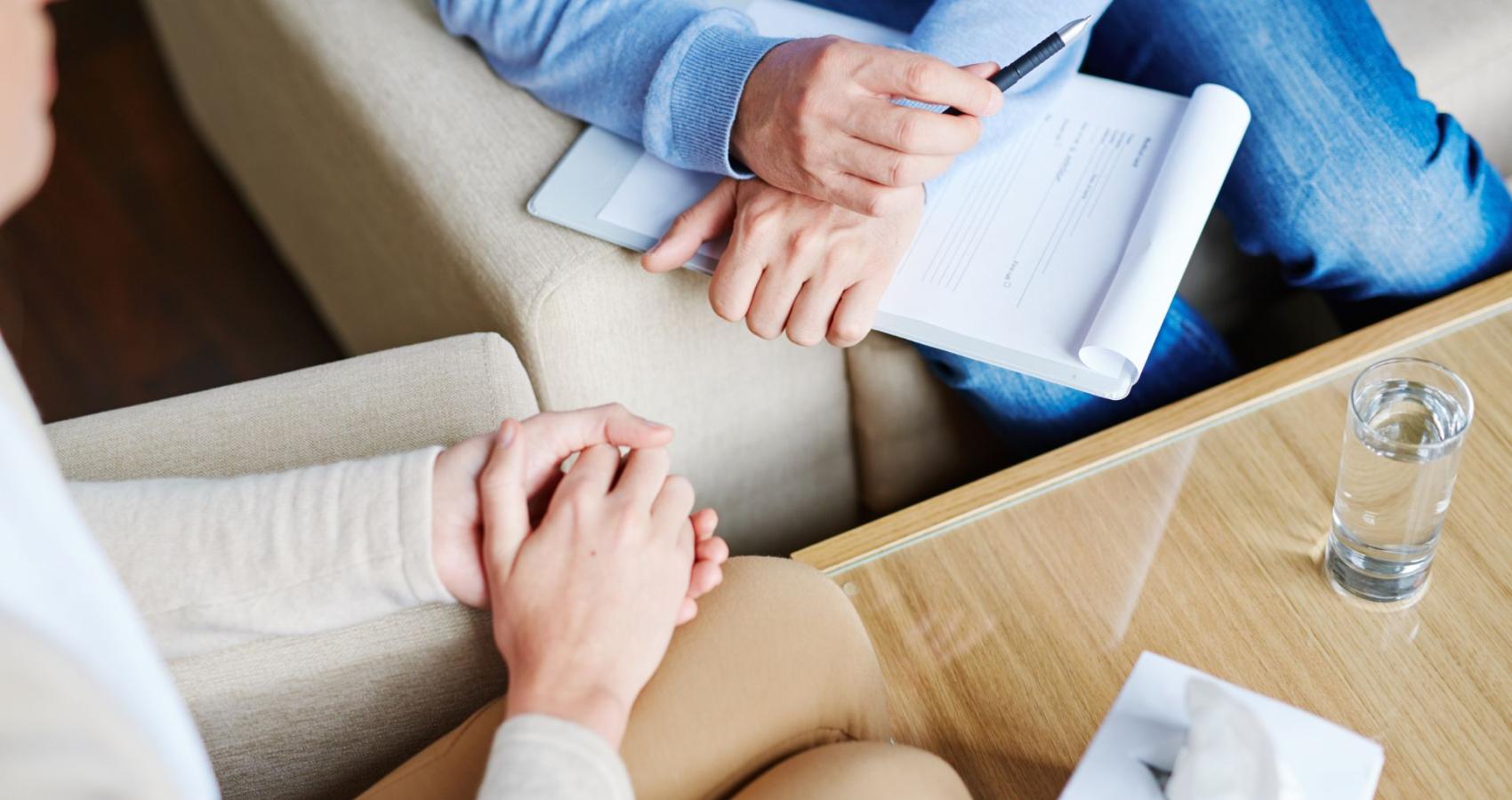 Educational psychologist working with a child