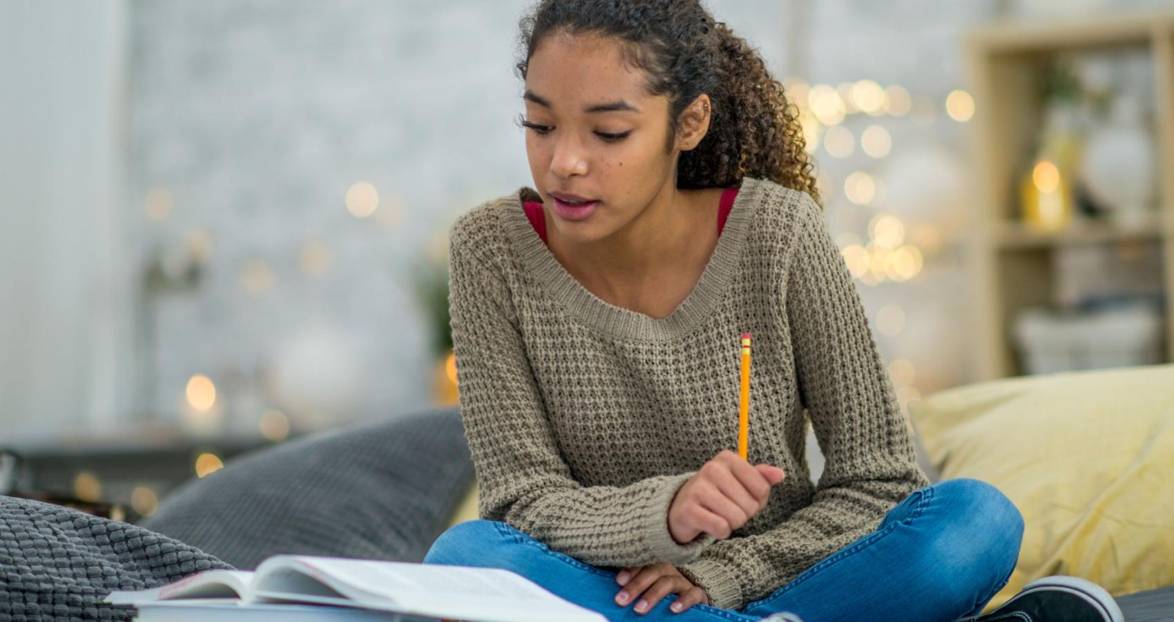 Educational psychologist working with a child