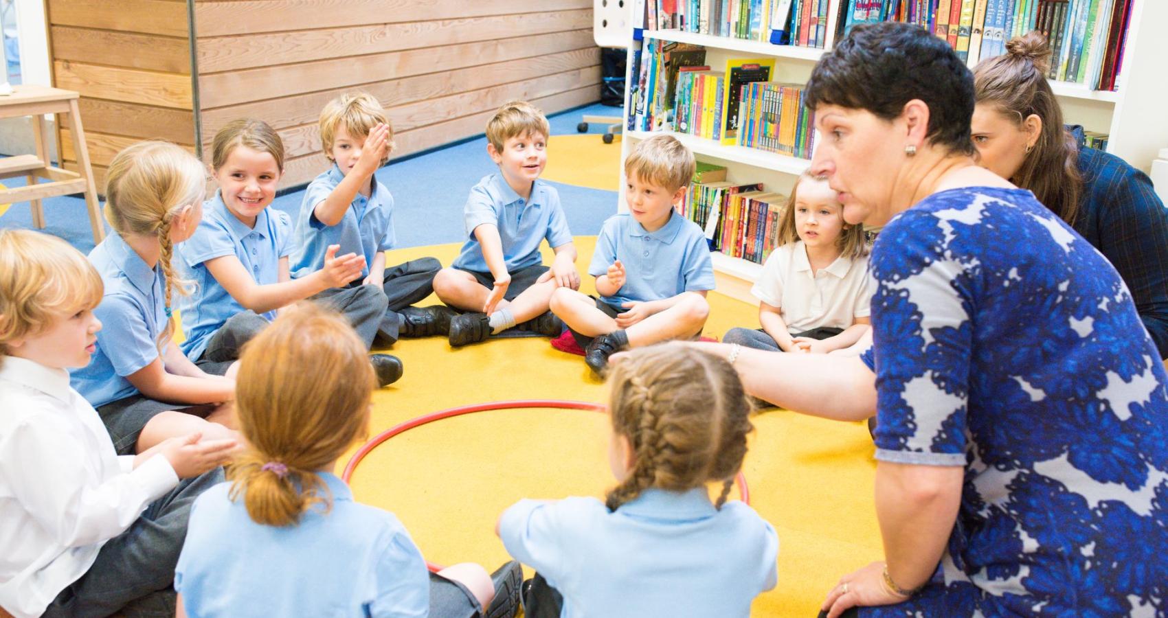 Educational psychologist working with a child