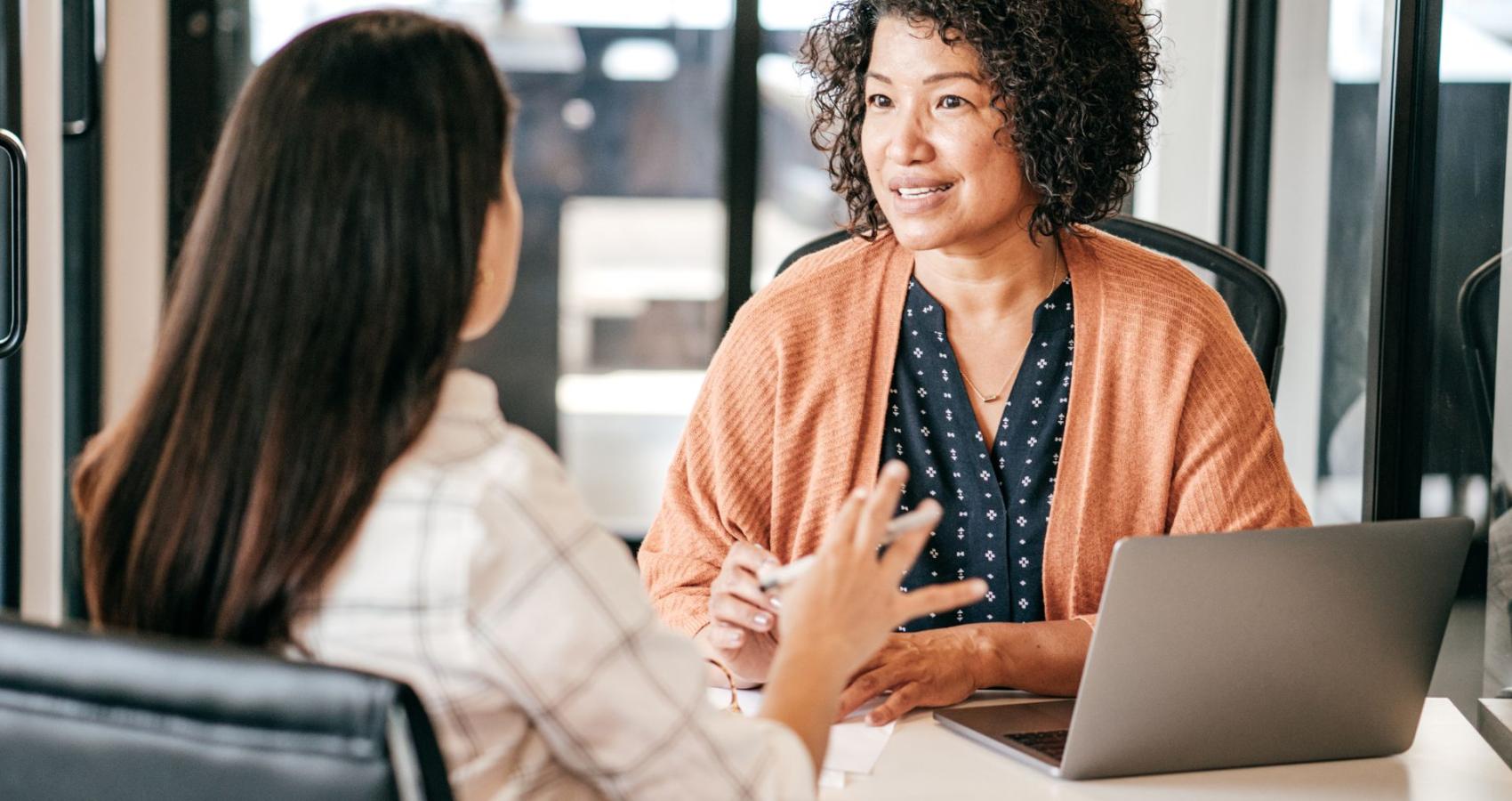 Educational psychologist working with a child