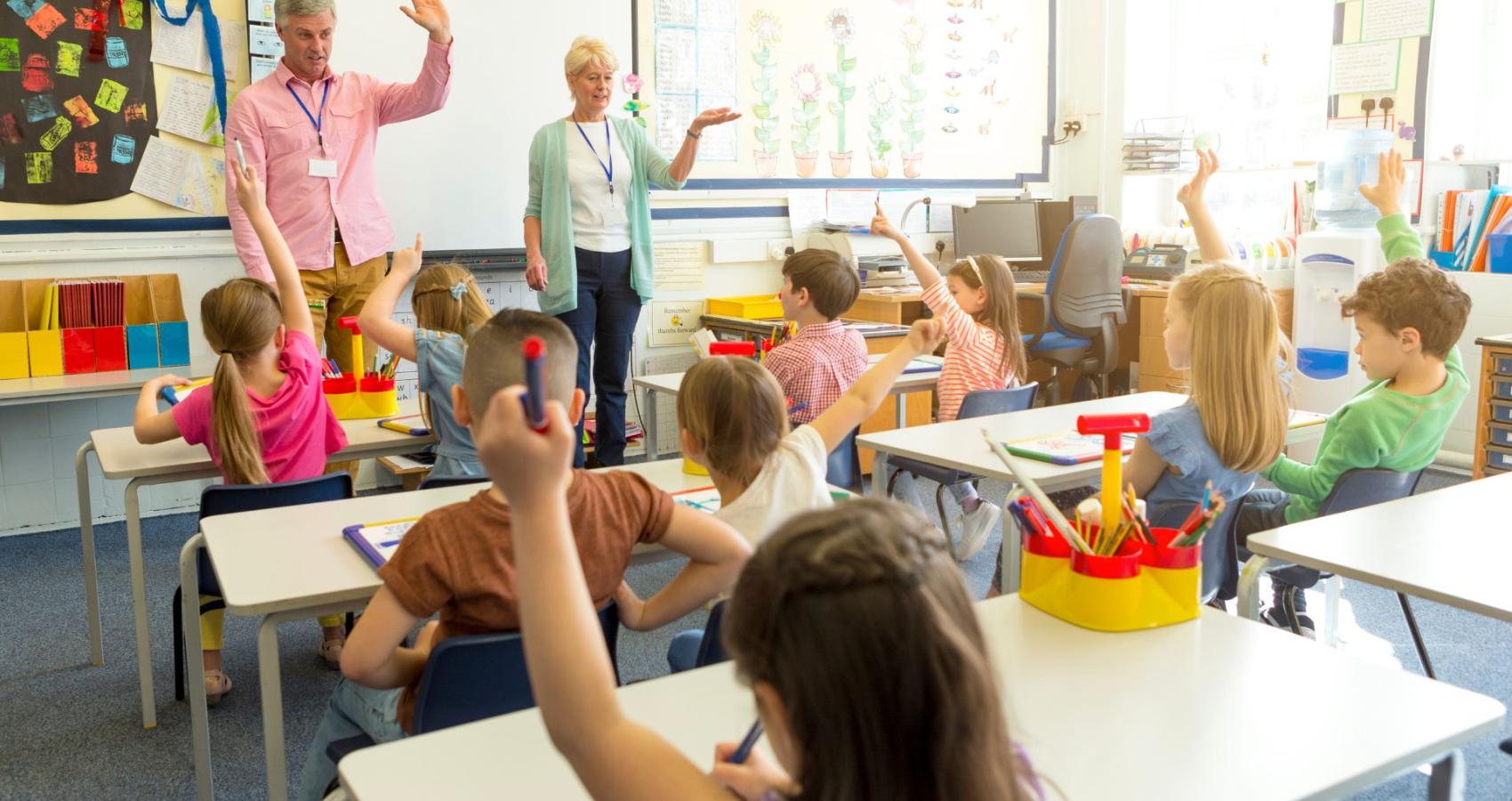 Educational psychologist working with a child