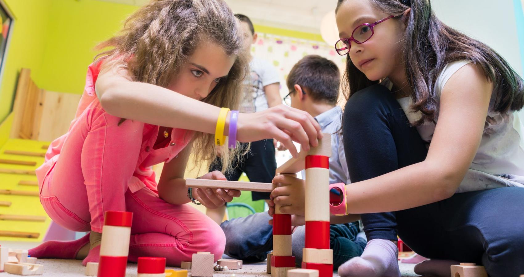 Educational psychologist working with a child