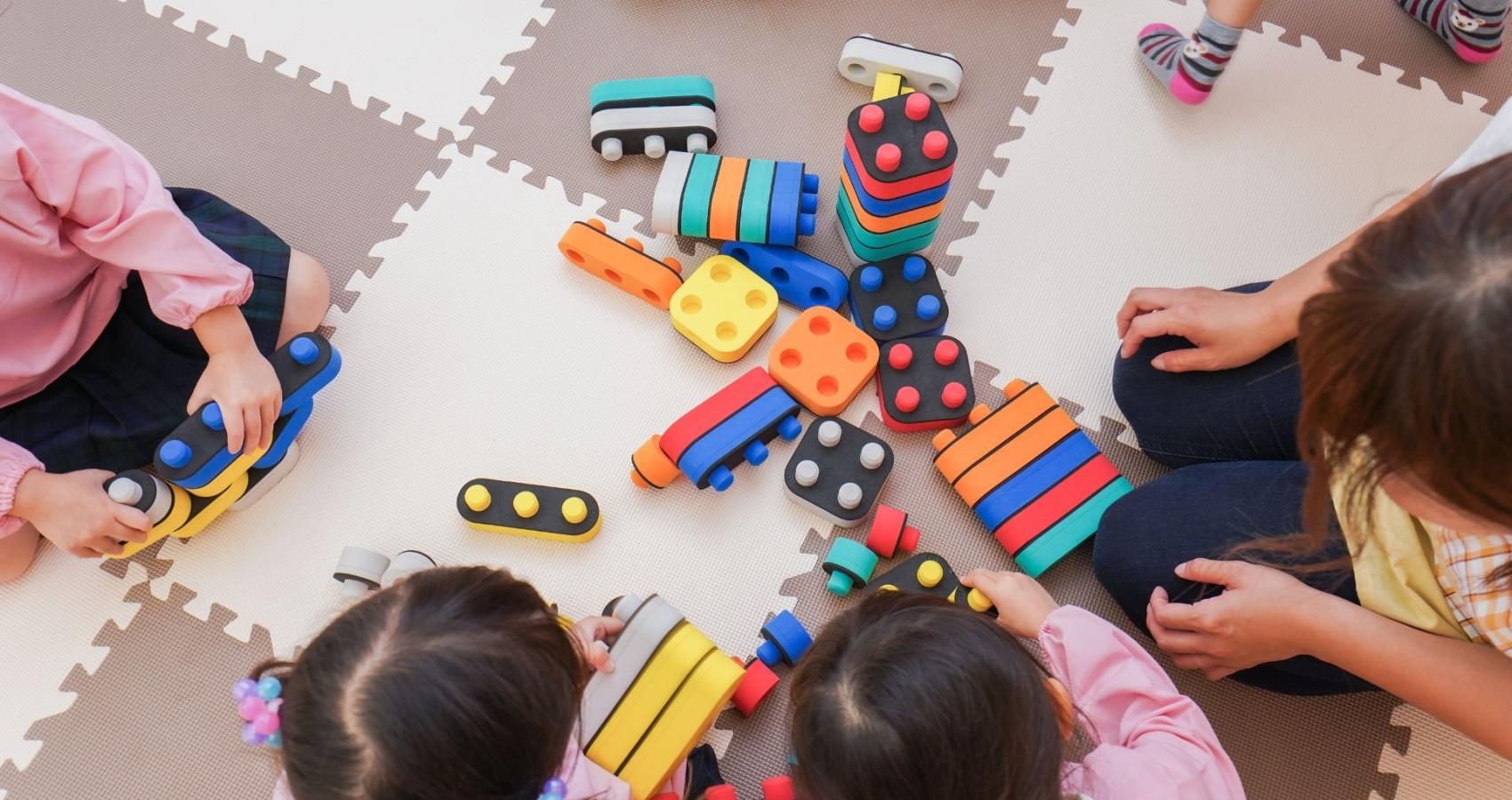 Educational psychologist working with a child