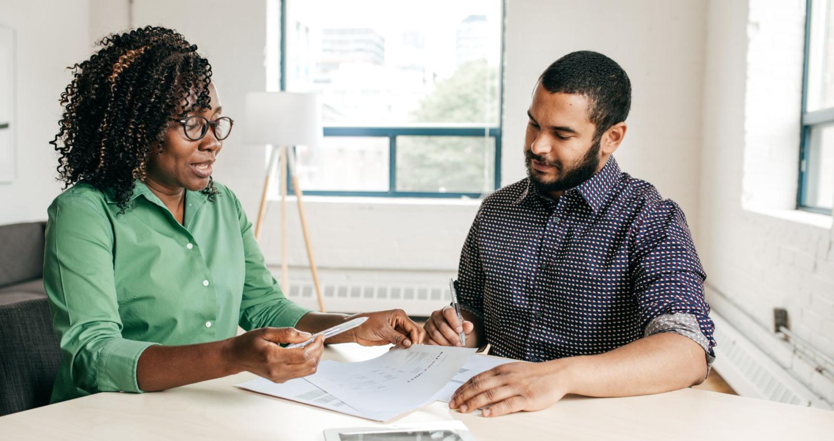 Educational psychologist working with a child