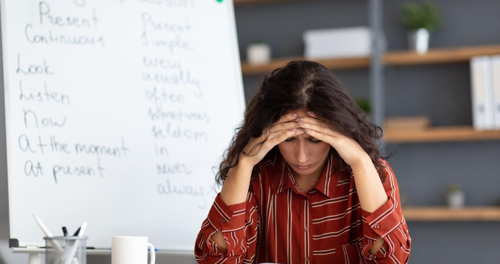Educational psychologist working with a child