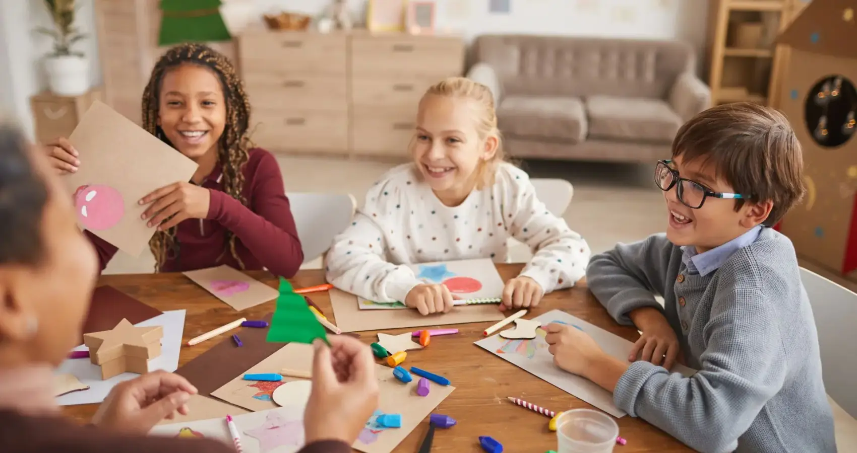Educational psychologist working with a child
