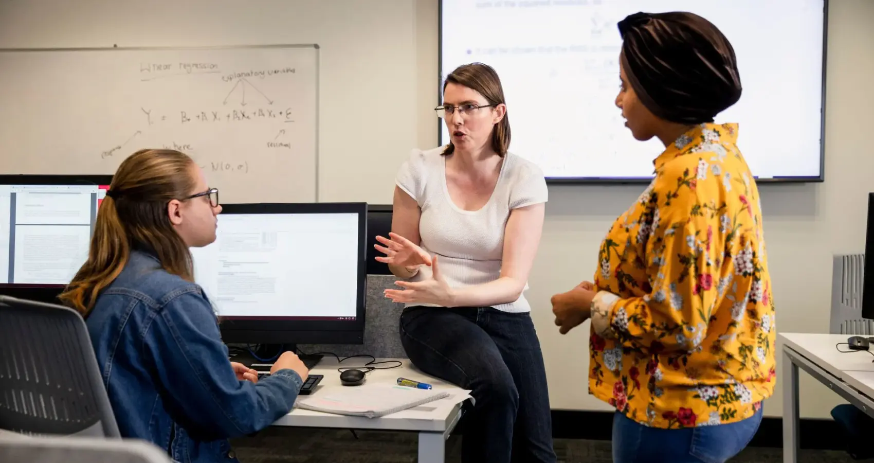 Educational psychologist working with a child