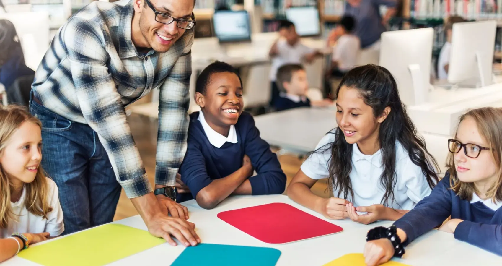 Educational psychologist working with a child