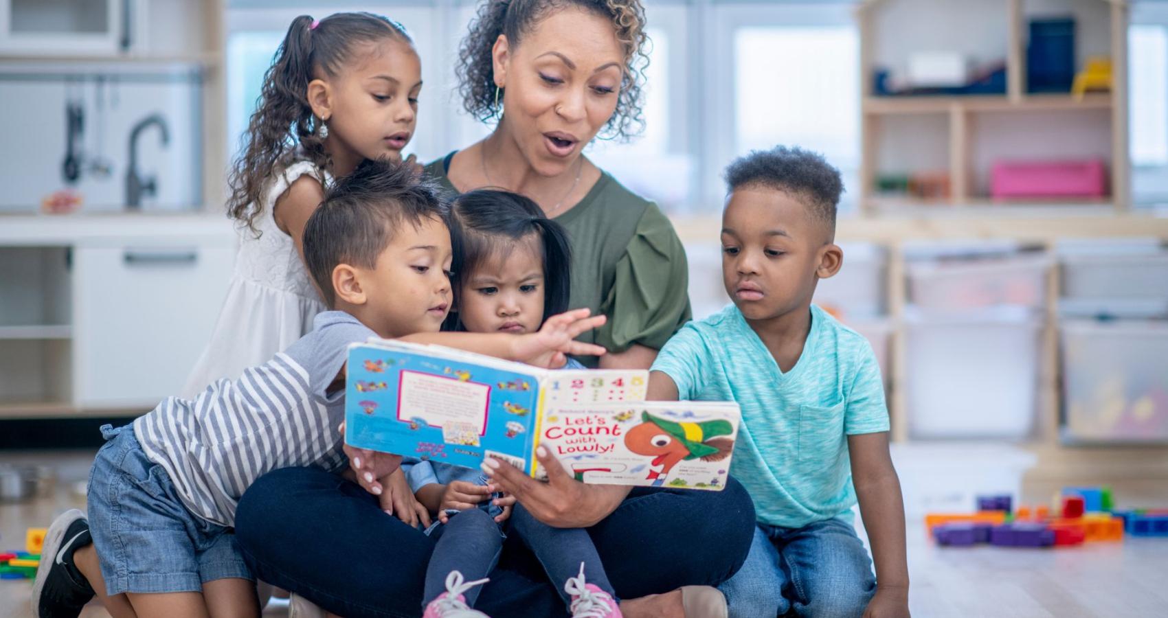 Educational psychologist working with a child
