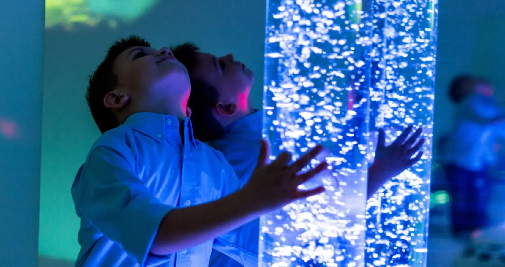 Educational psychologist working with a child