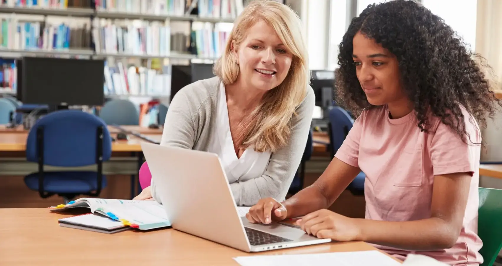 Educational psychologist working with a child