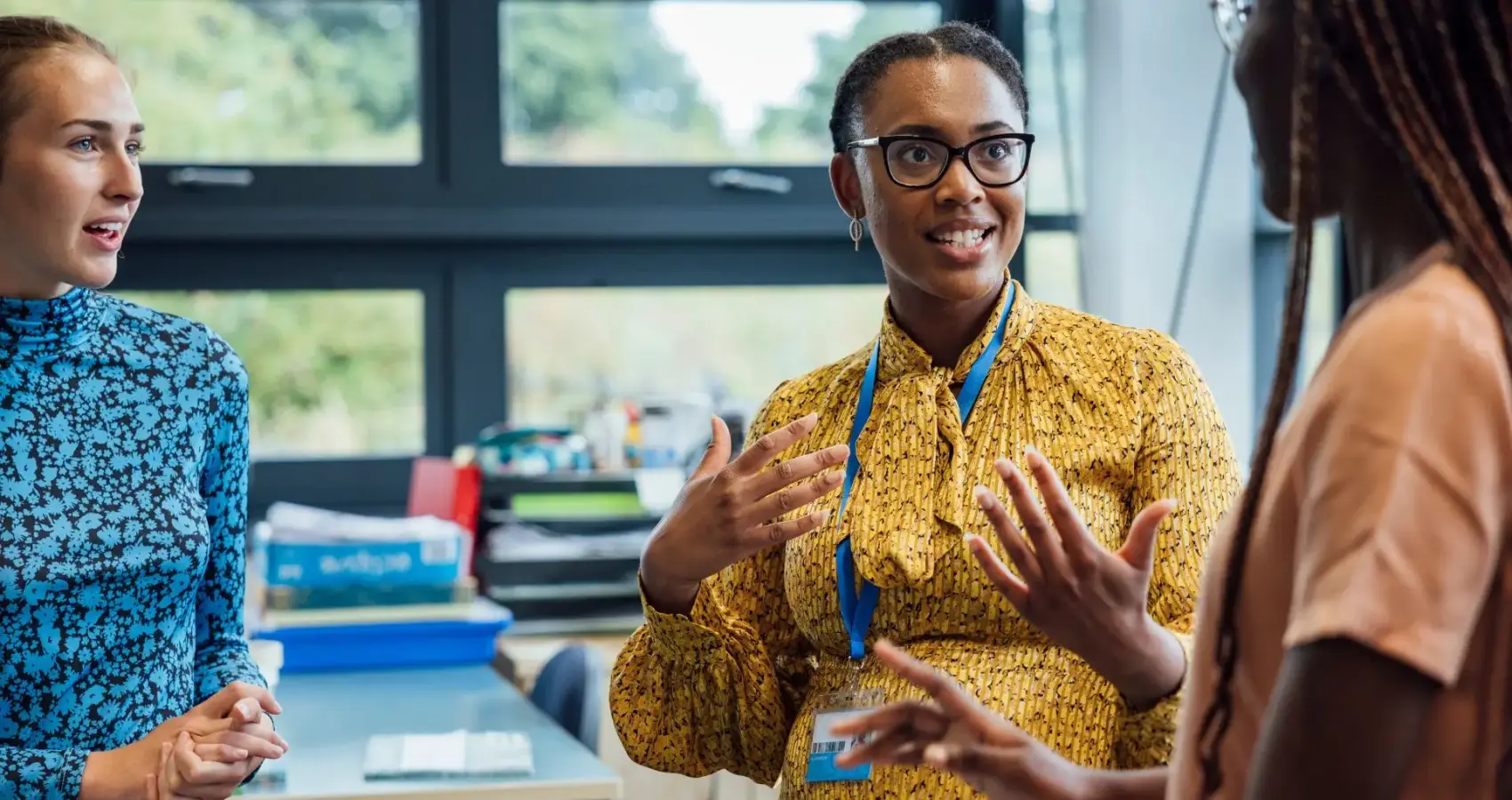 Educational psychologist working with a child