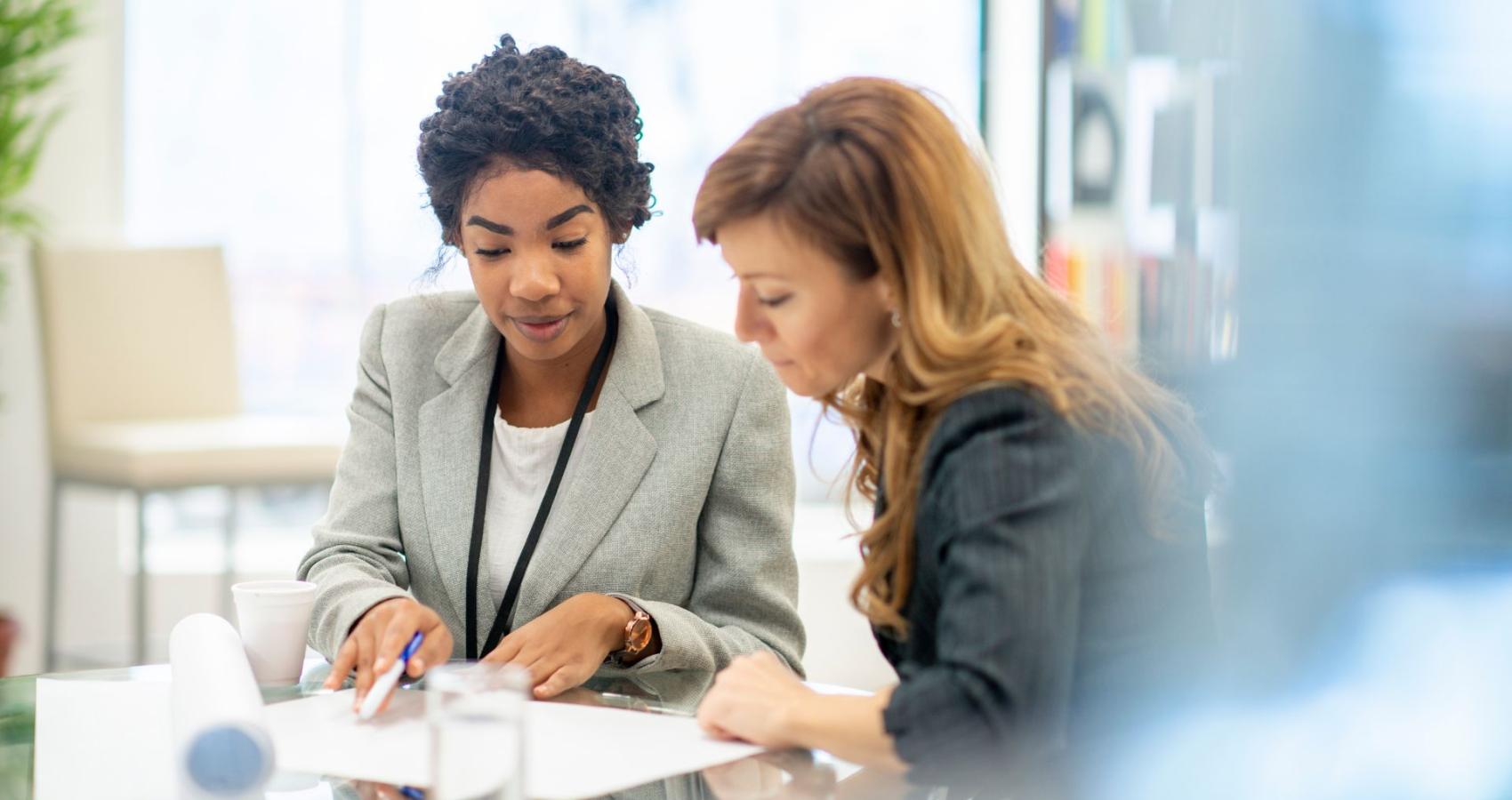 Educational psychologist working with a child