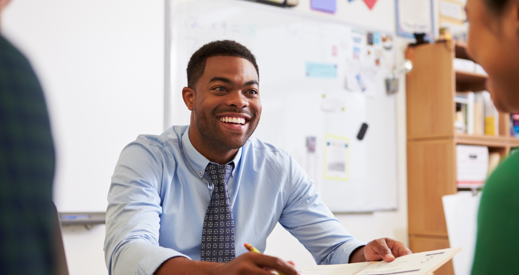 Educational psychologist working with a child