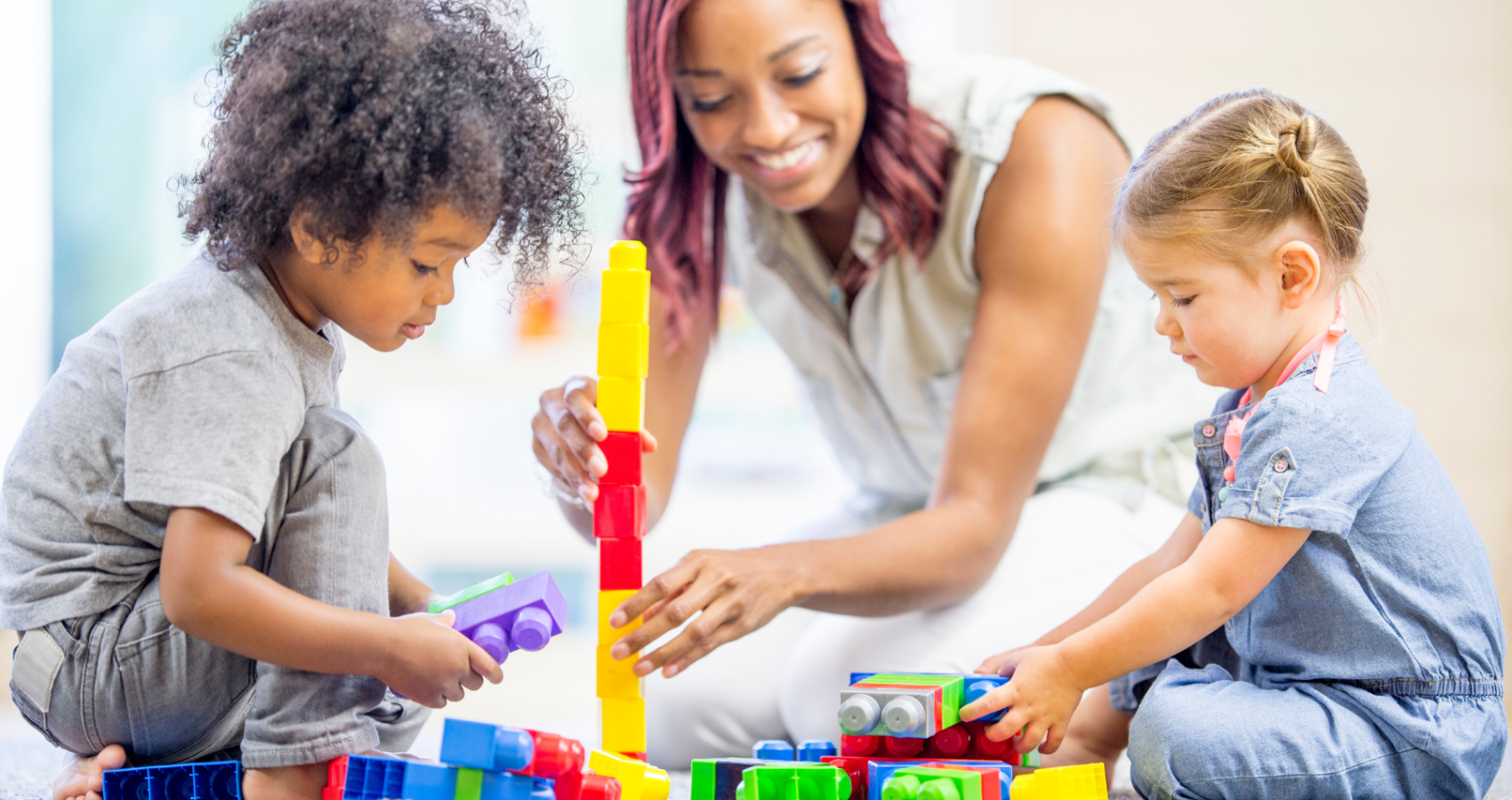 Educational psychologist working with a child