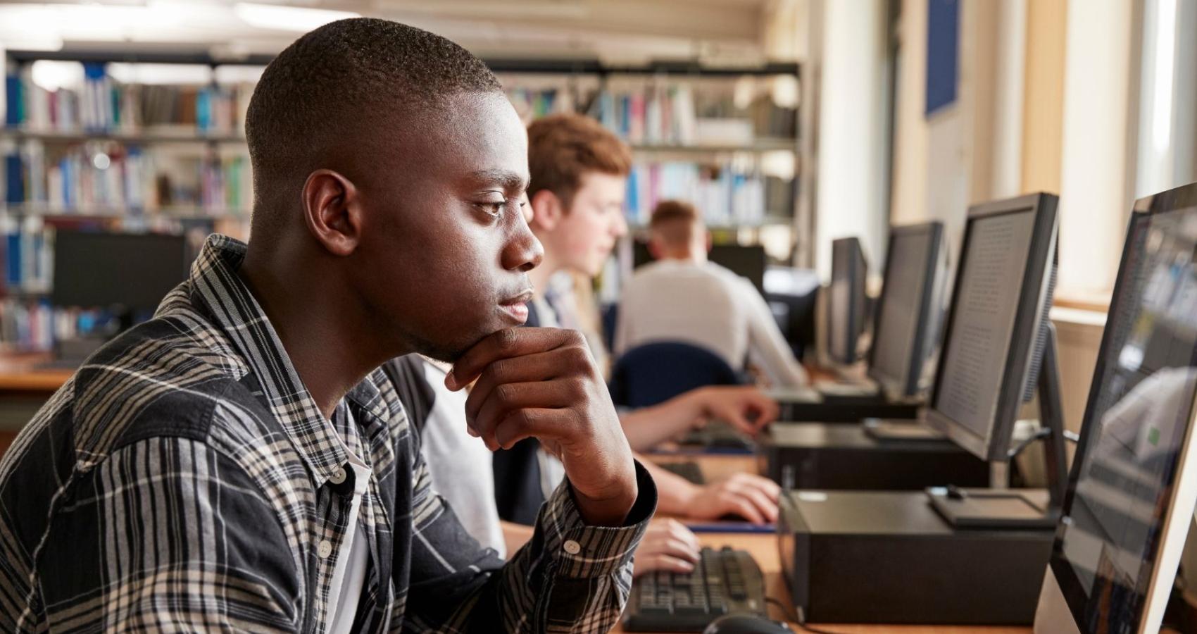 Educational psychologist working with a child