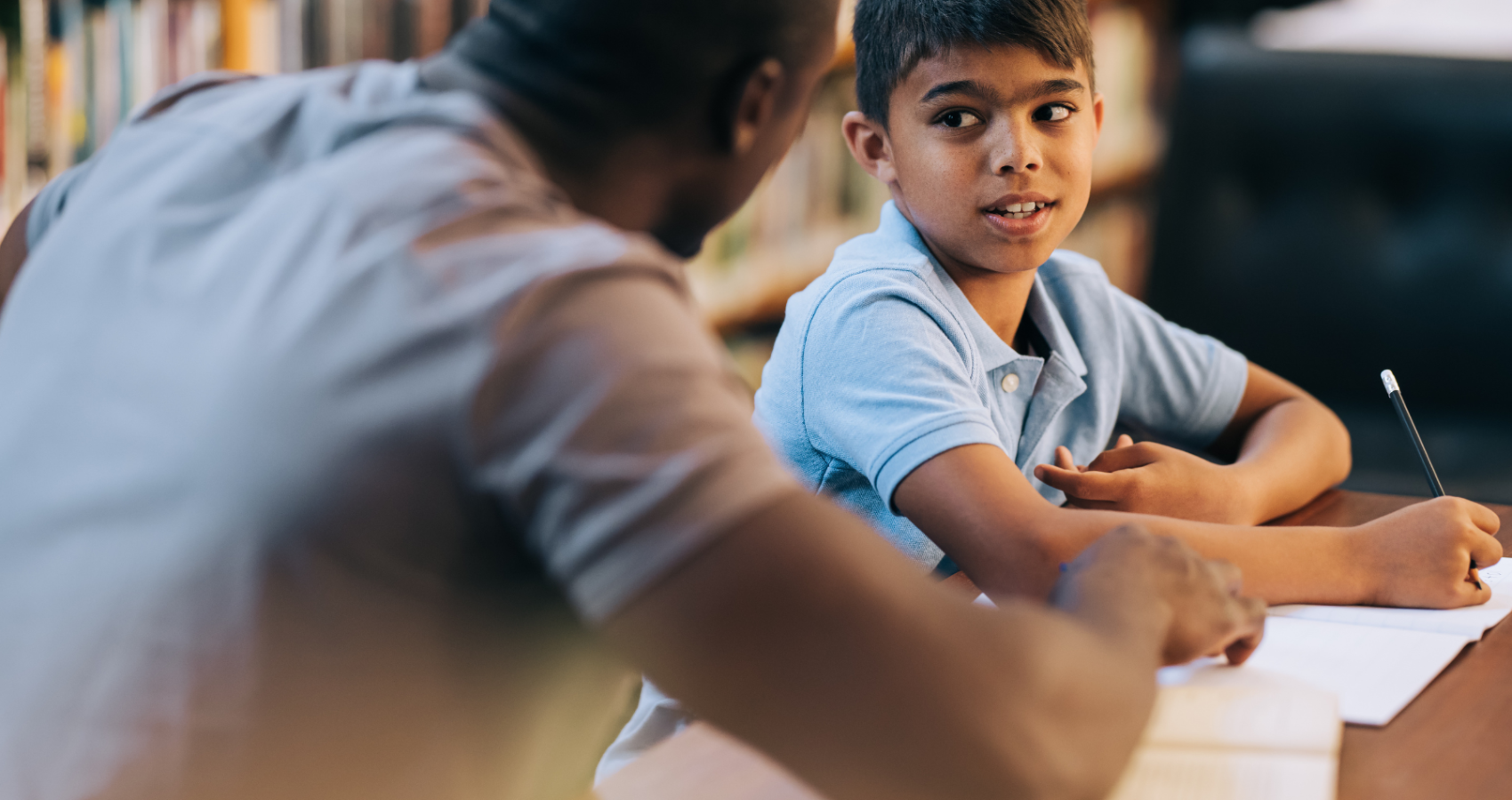 Educational psychologist working with a child