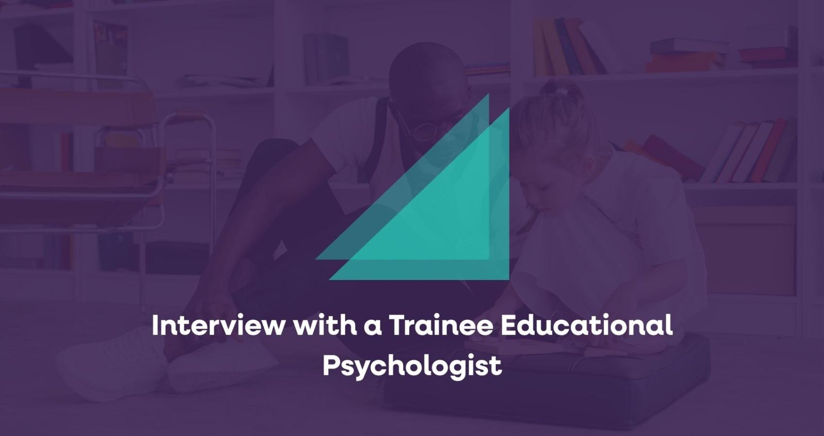 Educational psychologist working with a child