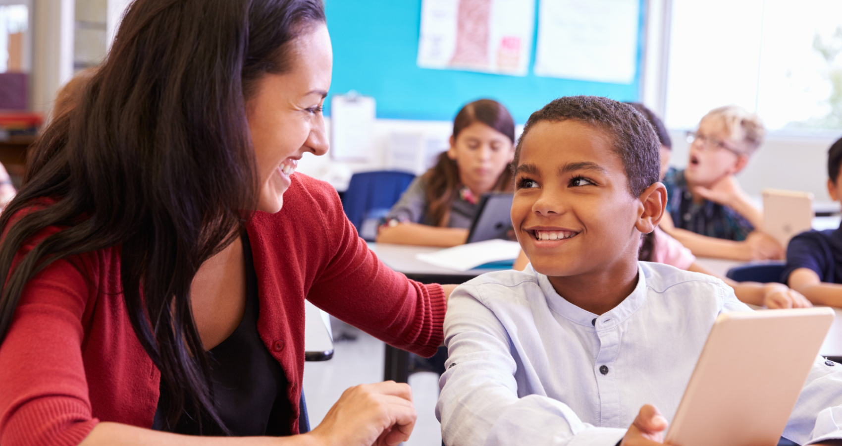 Educational psychologist working with a child