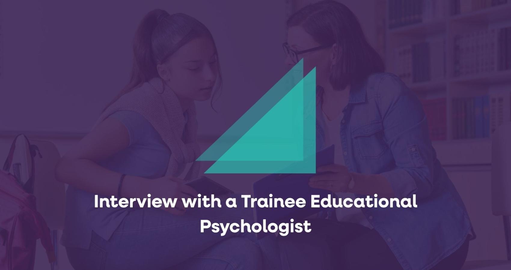 Educational psychologist working with a child