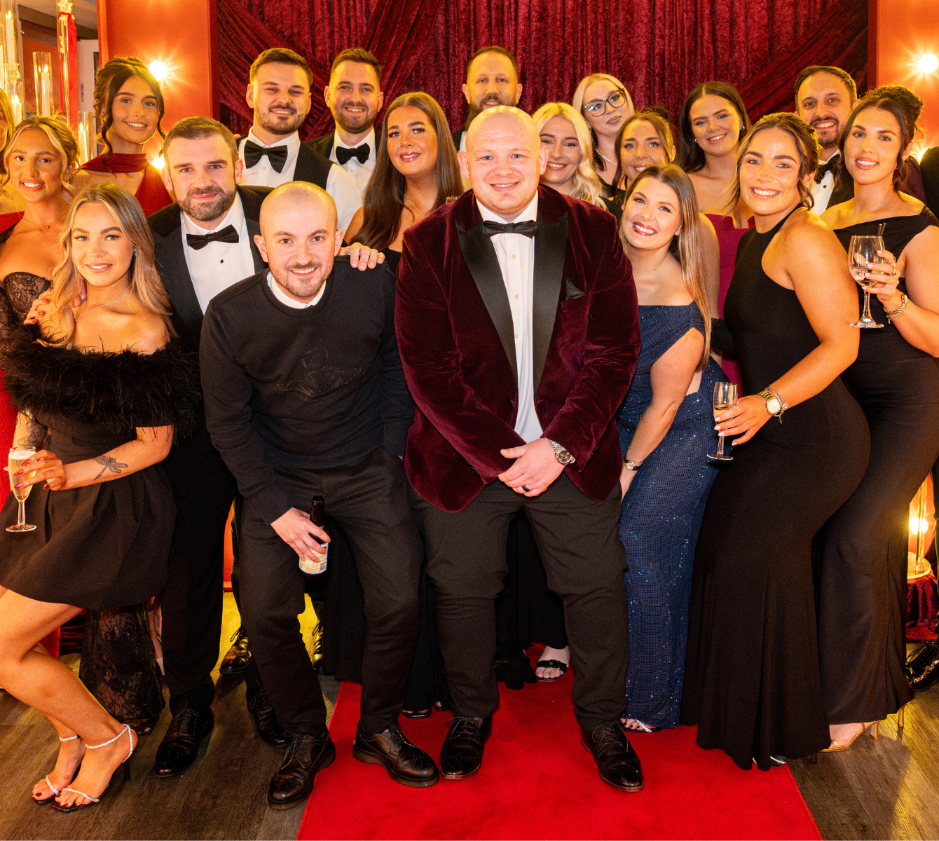 Spencer Clarke Group employees at their Christmas party