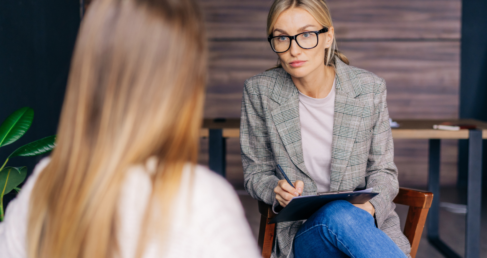 Educational psychologist working with a child