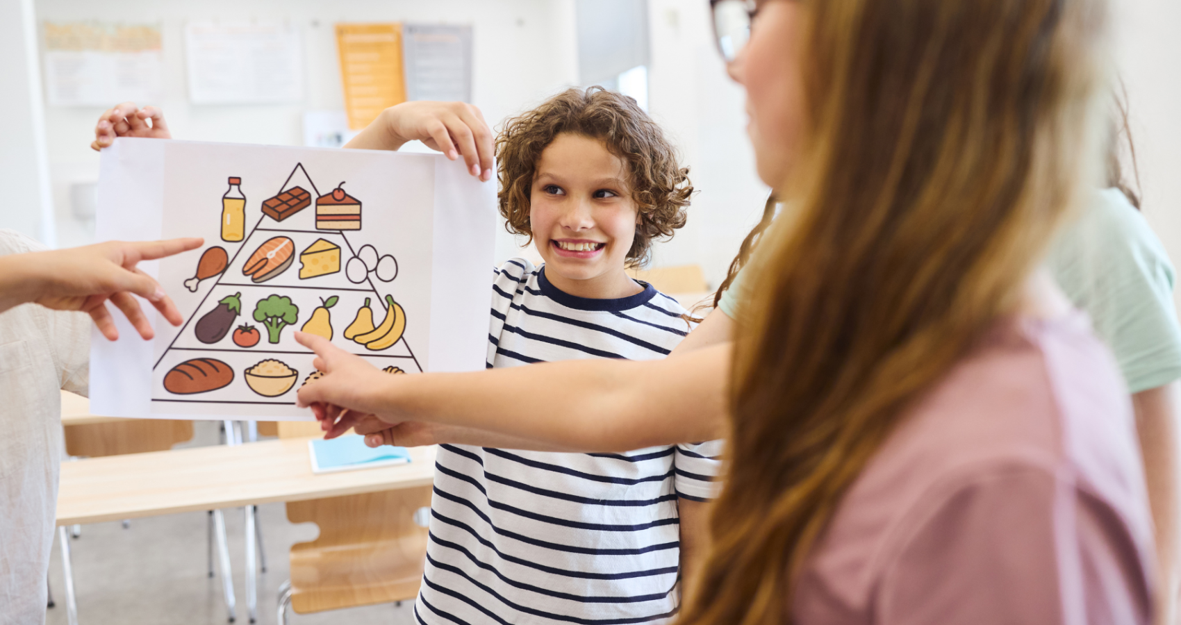 Educational psychologist working with a child