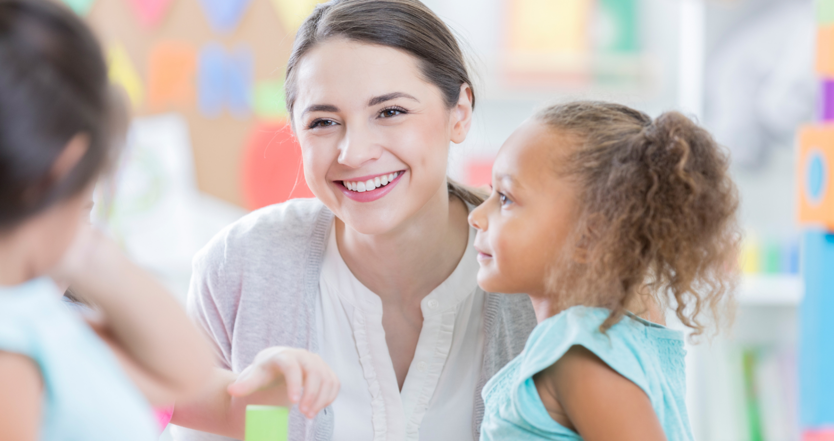 Educational psychologist working with a child